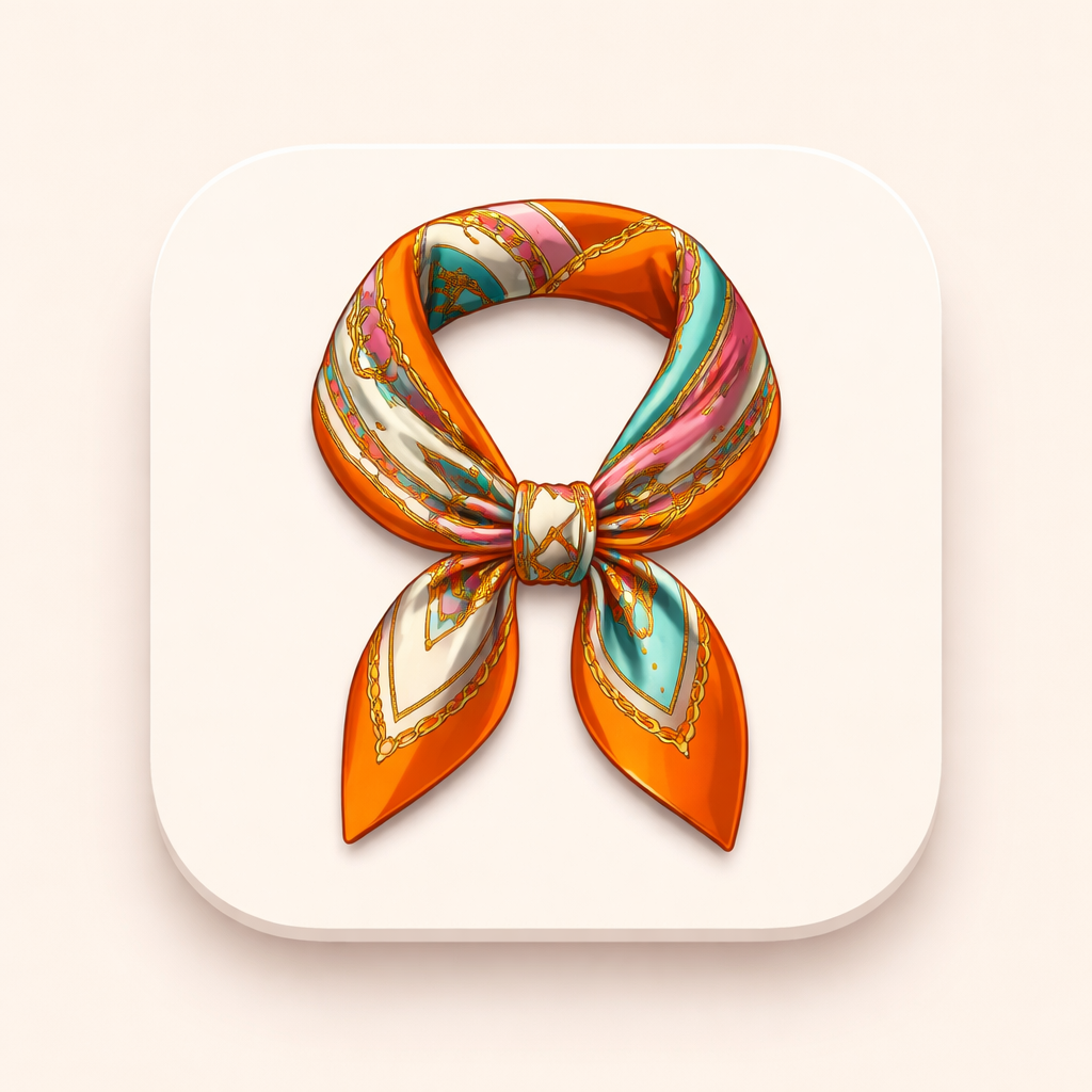 Hermes Scarf Tracker App Icon